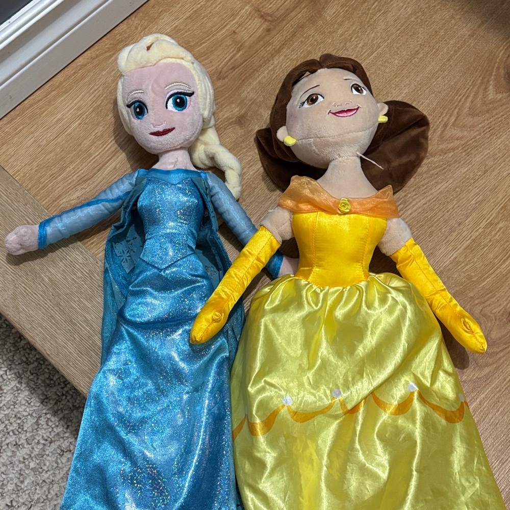 Elsa & Belle Disney Dolls Bundle